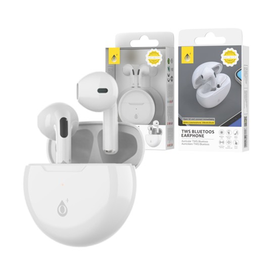 ONEPLUS GRIMES BLUETOOTH EARPHONES NC3171 BL TWS/TOUCH CONTROL/HAND FREE 230MAH (2301711) WHITE